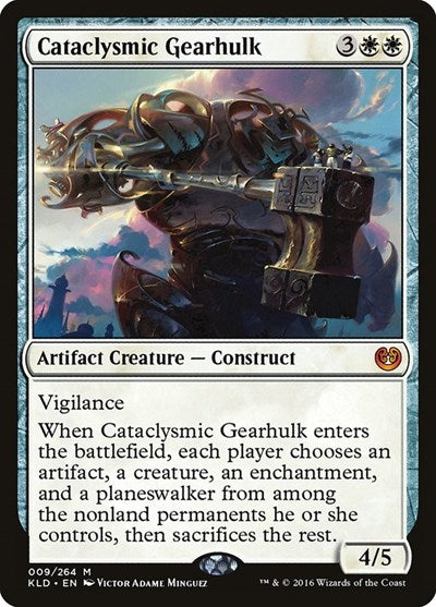 Cataclysmic Gearhulk KLD #9 (Near Mint Mythic Rare) Magic: The Gathering: Kaladesh