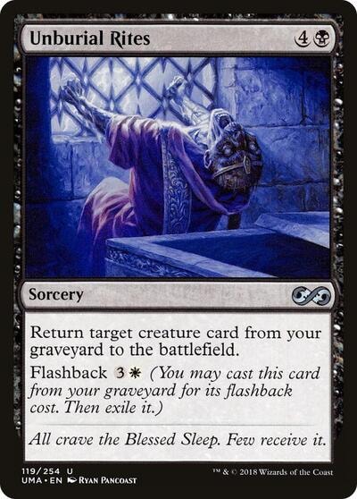 Unburial Rites UMA #119 (Lightly Played Uncommon) Magic: The Gathering: Ultimate Masters