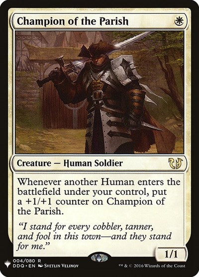 Champion of the Parish LIST #4 (Near Mint Rare) Magic: The Gathering: The List Reprints