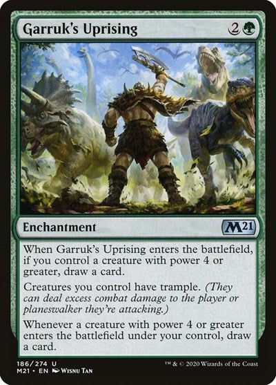 Garruks Uprising M21 #186 (Near Mint Uncommon) Magic: The Gathering: Core Set 2021
