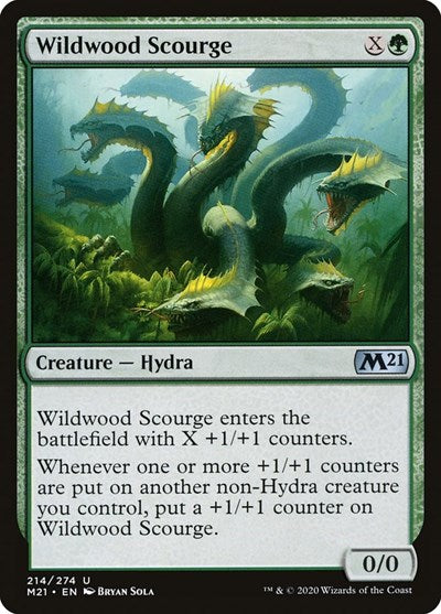 Wildwood Scourge M21 #214 (Near Mint Uncommon) Magic: The Gathering: Core Set 2021