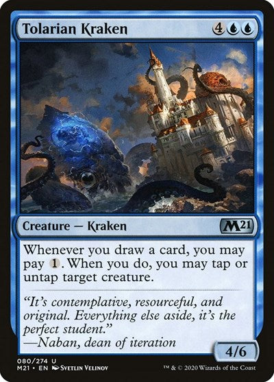 Tolarian Kraken M21 #80 (Near Mint Uncommon) Magic: The Gathering: Core Set 2021