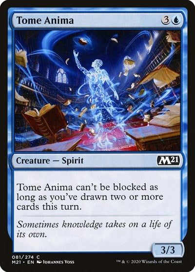 Tome Anima M21 #81 (Near Mint Common) Magic: The Gathering: Core Set 2021