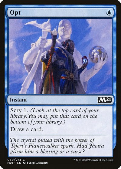 Opt M21 #59 (Near Mint Common) Magic: The Gathering: Core Set 2021