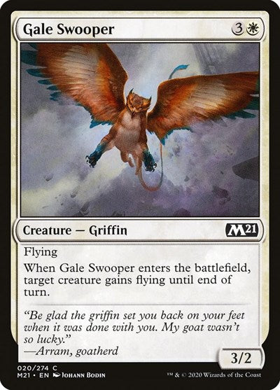 Gale Swooper M21 #20 (Near Mint Common) Magic: The Gathering: Core Set 2021