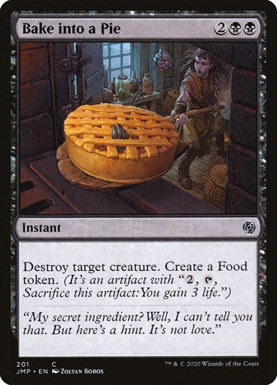 Bake into a Pie JMP #201 (Near Mint Common) Magic: The Gathering: Jumpstart