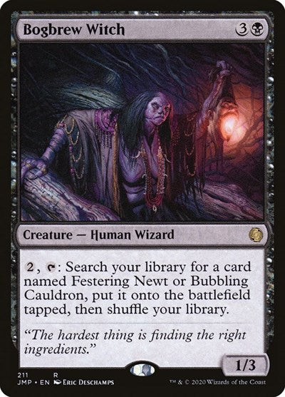 Bogbrew Witch JMP #211 (Near Mint Rare) Magic: The Gathering: Jumpstart