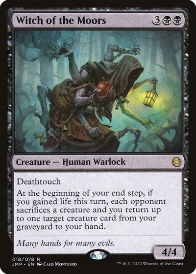 Witch of the Moors JMP #18 (Near Mint Rare) Magic: The Gathering: Jumpstart