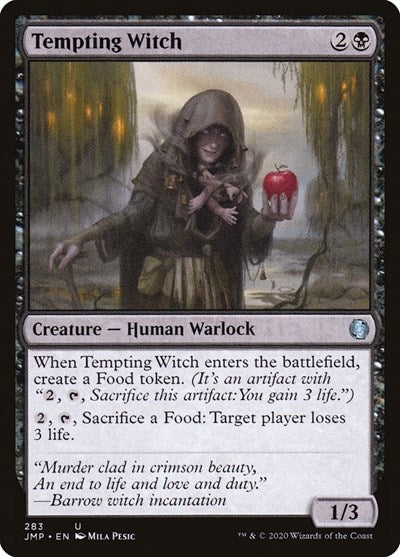 Tempting Witch JMP #283 (Near Mint Uncommon) Magic: The Gathering: Jumpstart