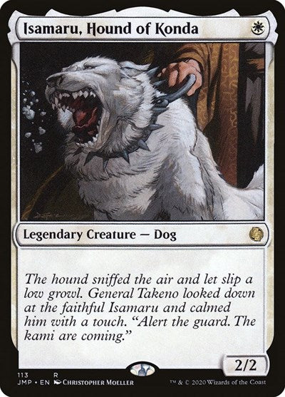 Isamaru Hound of Konda JMP #113 (Near Mint Rare) Magic: The Gathering: Jumpstart