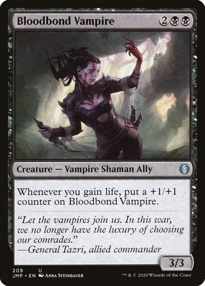 Bloodbond Vampire JMP #209 (Near Mint Uncommon) Magic: The Gathering: Jumpstart