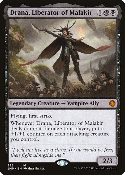 Drana Liberator of Malakir JMP #225 (Near Mint Mythic Rare) Magic: The Gathering: Jumpstart