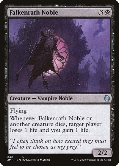 Falkenrath Noble JMP #232 (Near Mint Uncommon) Magic: The Gathering: Jumpstart