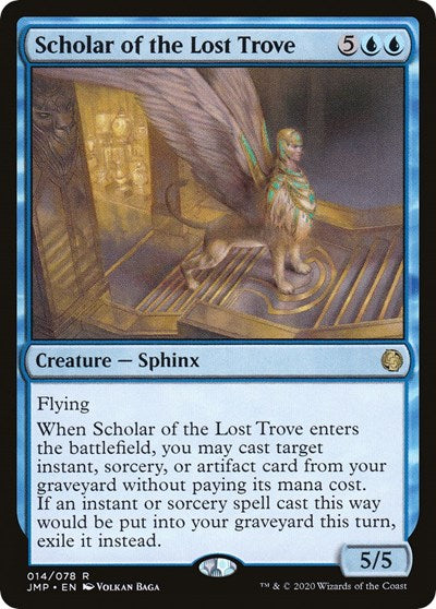 Scholar of the Lost Trove JMP #14 (Near Mint Rare) Magic: The Gathering: Jumpstart
