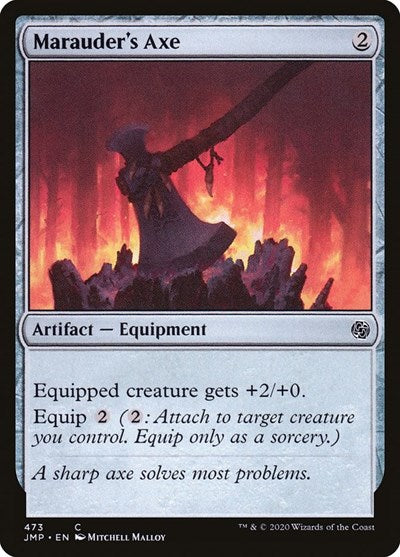 Marauders Axe JMP #473 (Near Mint Common) Magic: The Gathering: Jumpstart