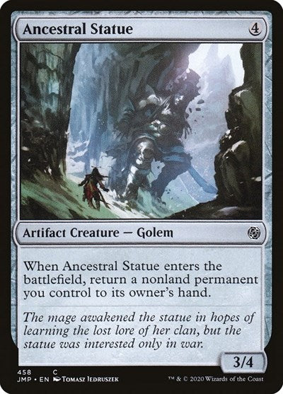 Ancestral Statue JMP #458 (Near Mint Common) Magic: The Gathering: Jumpstart