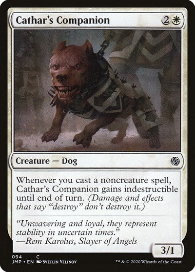 Cathars Companion JMP #94 (Near Mint Common) Magic: The Gathering: Jumpstart
