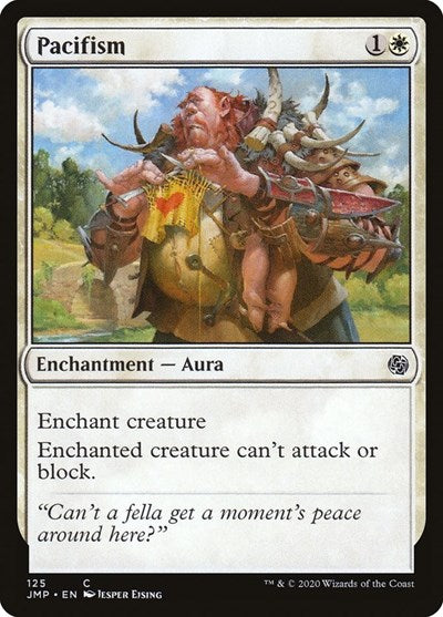 Pacifism JMP #125 (Near Mint Common) Magic: The Gathering: Jumpstart