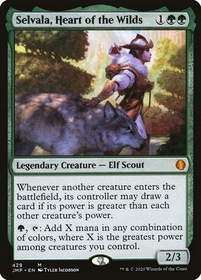 Selvala Heart of the Wilds JMP #429 (Near Mint Mythic Rare) Magic: The Gathering: Jumpstart