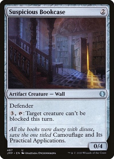 Suspicious Bookcase JMP #487 (Near Mint Uncommon) Magic: The Gathering: Jumpstart