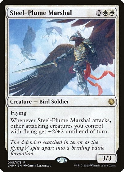 Steel Plume Marshal JMP #5 (Near Mint Rare) Magic: The Gathering: Jumpstart