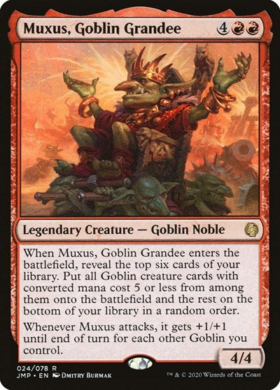 Muxus Goblin Grandee JMP #24 (Near Mint Rare) Magic: The Gathering: Jumpstart