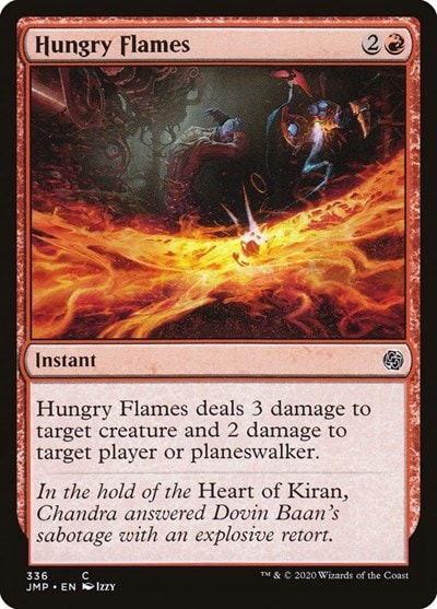 Hungry Flames JMP #336 (Near Mint Common) Magic: The Gathering: Jumpstart