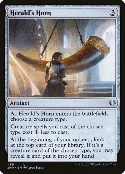 Heralds Horn JMP #469 (Near Mint Uncommon) Magic: The Gathering: Jumpstart