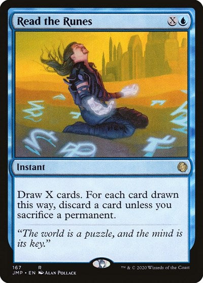Read the Runes JMP #167 (Near Mint Rare) Magic: The Gathering: Jumpstart
