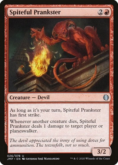 Spiteful Prankster JMP #26 (Near Mint Uncommon) Magic: The Gathering: Jumpstart