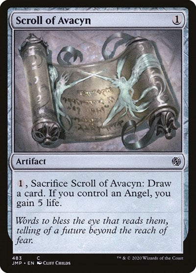 Scroll of Avacyn JMP #483 (Near Mint Common) Magic: The Gathering: Jumpstart