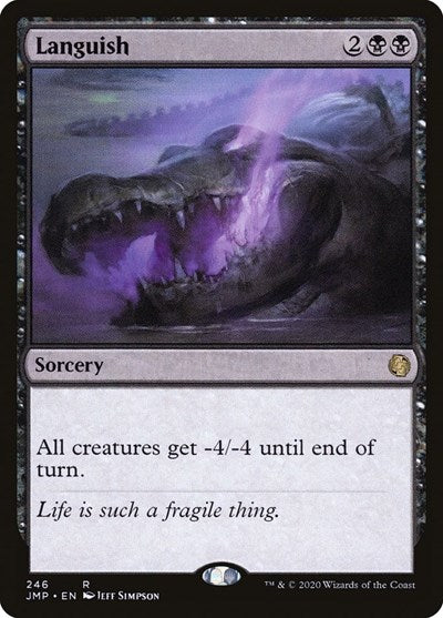 Languish JMP #246 (Near Mint Rare) Magic: The Gathering: Jumpstart