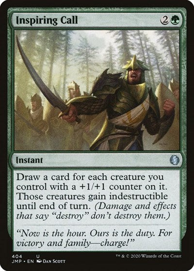 Inspiring Call JMP #404 (Near Mint Uncommon) Magic: The Gathering: Jumpstart