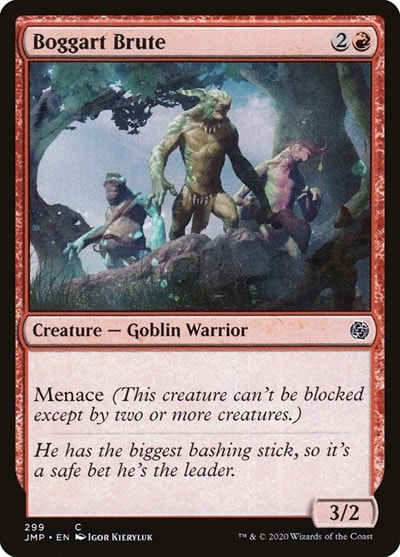 Boggart Brute JMP #299 (Near Mint Common) Magic: The Gathering: Jumpstart