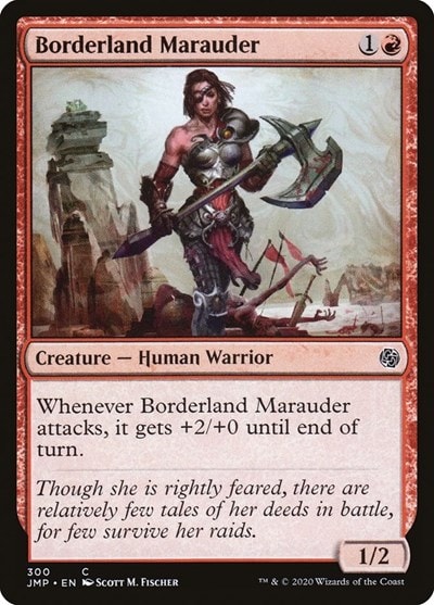 Borderland Marauder JMP #300 (Near Mint Common) Magic: The Gathering: Jumpstart