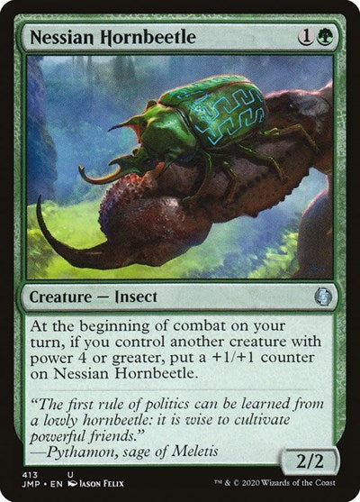 Nessian Hornbeetle JMP #413 (Near Mint Uncommon) Magic: The Gathering: Jumpstart