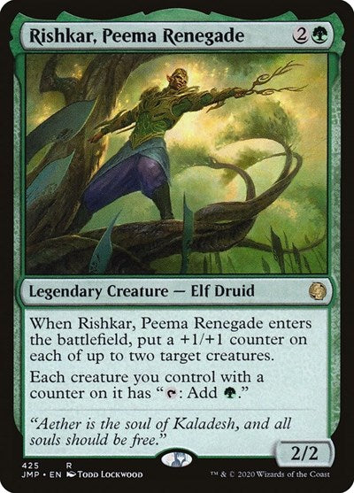 Rishkar Peema Renegade JMP #425 (Near Mint Rare) Magic: The Gathering: Jumpstart