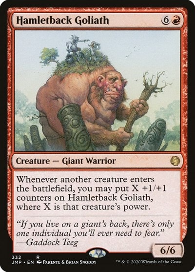Hamletback Goliath JMP #332 (Near Mint Rare) Magic: The Gathering: Jumpstart