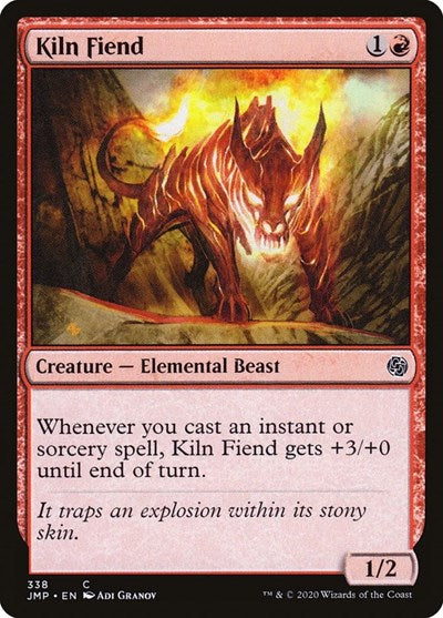 Kiln Fiend JMP #338 (Near Mint Common) Magic: The Gathering: Jumpstart