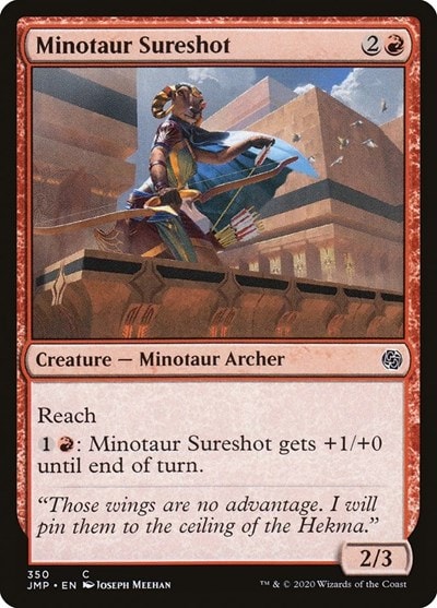 Minotaur Sureshot JMP #350 (Near Mint Common) Magic: The Gathering: Jumpstart
