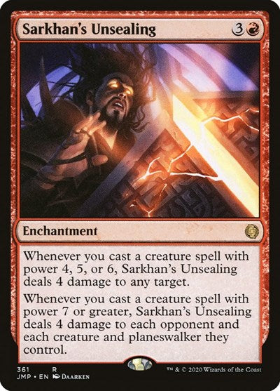 Sarkhans Unsealing JMP #361 (Near Mint Rare) Magic: The Gathering: Jumpstart