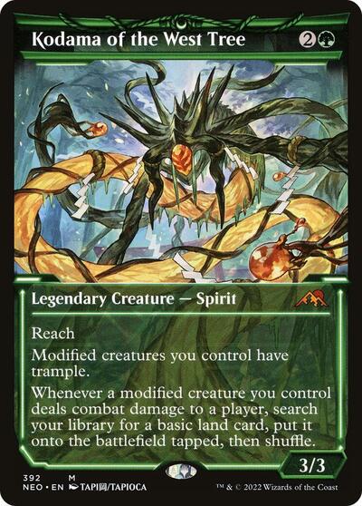 Kodama of the West Tree Showcase NEO #392 (Lightly Played Mythic Rare) Magic: The Gathering: Kamigawa: Neon Dynasty