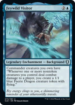 Feywild Visitor CLB #70 (Near Mint Uncommon) Magic: The Gathering: Commander Legends: Battle for Baldur's Gate