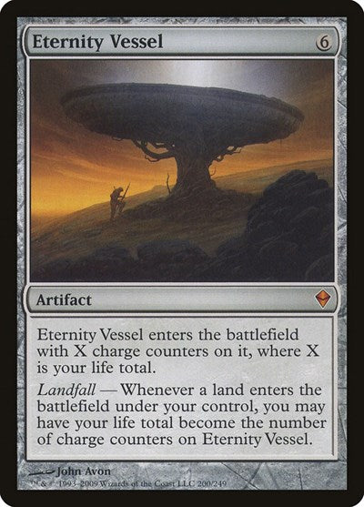 Eternity Vessel ZEN #200 (Moderately Played Mythic Rare) Magic: The Gathering: Zendikar