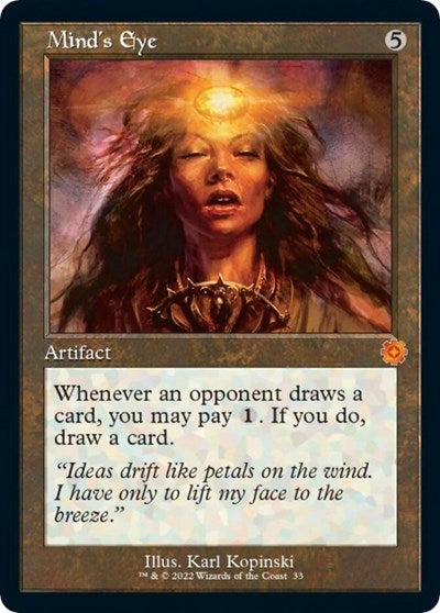 Minds Eye BRR #33 (Near Mint Mythic Rare) Magic: The Gathering: The Brothers' War: Retro Frame Artifacts