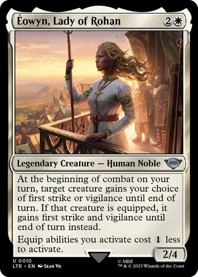 Eowyn Lady of Rohan LTR #10 (Near Mint Uncommon) Magic: The Gathering: Universes Beyond: The Lord of the Rings: Tales of Middle-earth