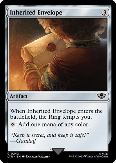 Inherited Envelope LTR #242 (Near Mint Common) Magic: The Gathering: Universes Beyond: The Lord of the Rings: Tales of Middle-earth