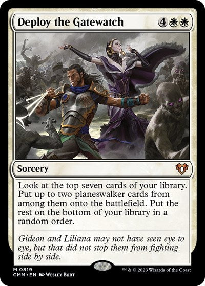 Deploy the Gatewatch CMM #819 (Near Mint Mythic Rare) Magic: The Gathering: Commander Masters