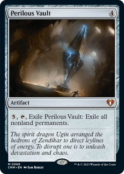 Perilous Vault CMM #968 (Near Mint Mythic Rare) Magic: The Gathering: Commander Masters