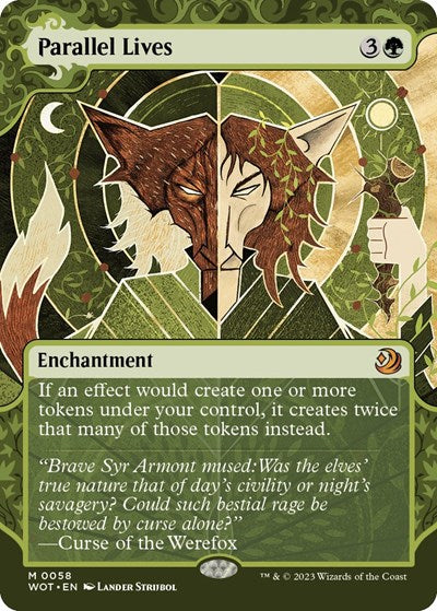Parallel Lives WOT #58 (Near Mint Mythic Rare) Magic: The Gathering: Wilds of Eldraine: Enchanting Tales